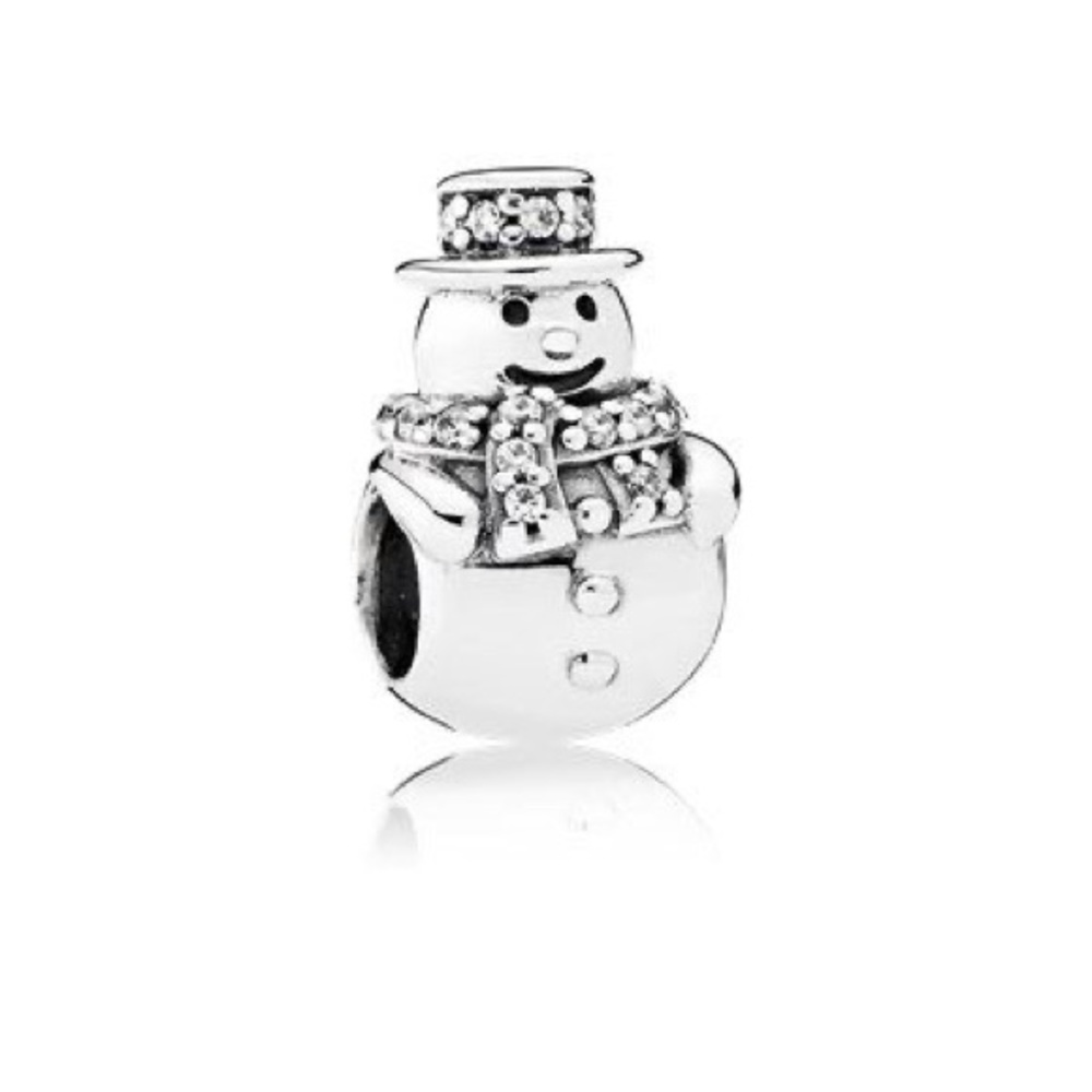 Snowman Pandora Charm